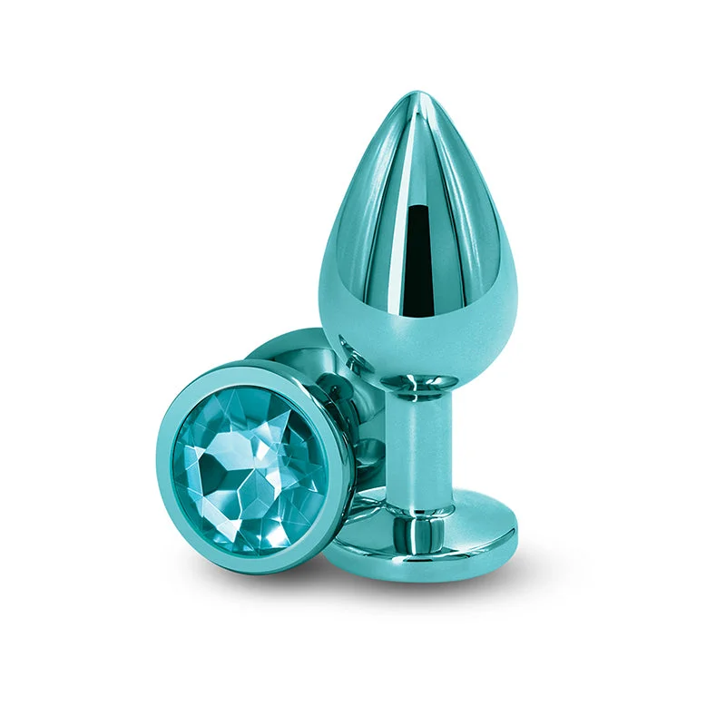 Rear Assets Butt Plug - Medium, Teal