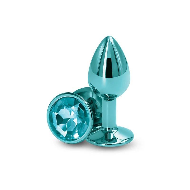 Rear Assets Butt Plug - Small, Teal